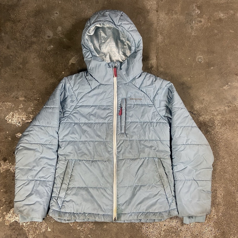 Patagonia Pine Grove Jacket Girl's Size Small Blue Fullzip Winter Coat 68590FA19